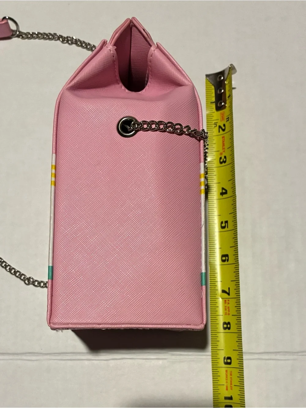 BIOWORLD Pink Strawberry Crossbody Bag - Cute Strawberry Print